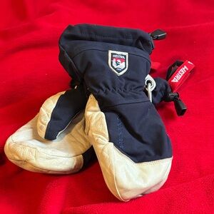 Hestra Army Leather Heli Ski Jr. Mitt
